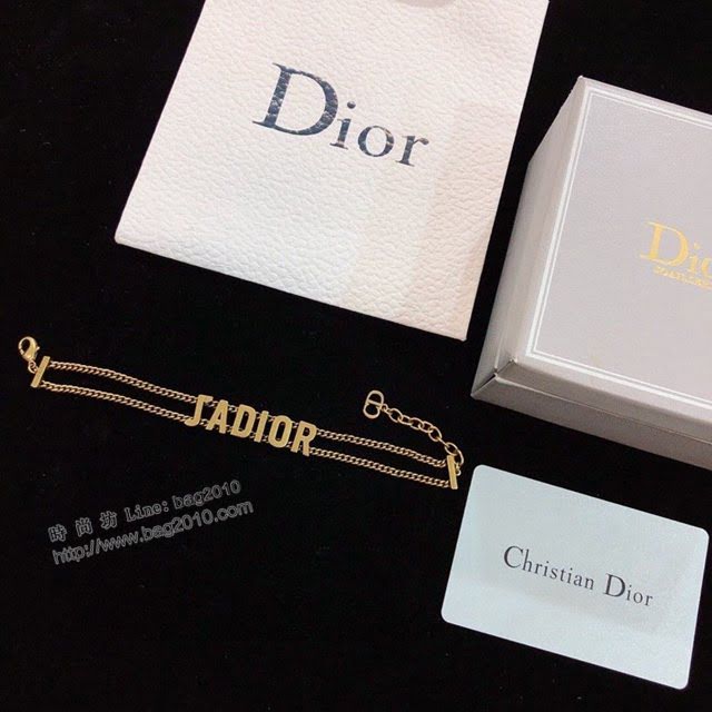 Dior飾品 迪奧經典熱銷款五角星JADIOR字母雙層手鏈  zgd1443